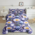 thumbnail image 2 of Castle Fairy Teenagers Chic Floral Twin Comforter Sets,Spring Garden Flower Bedding Set, 2 of 8
