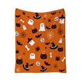 thumbnail image 2 of Yeciiwht Halloween Blanket - Soft Flannel Throw Blankets Warm Cozy Nap Blanket for Sofa, Couch, Bedroom & Office, Festive Decorative Blanket for All Seasons, 2 of 7