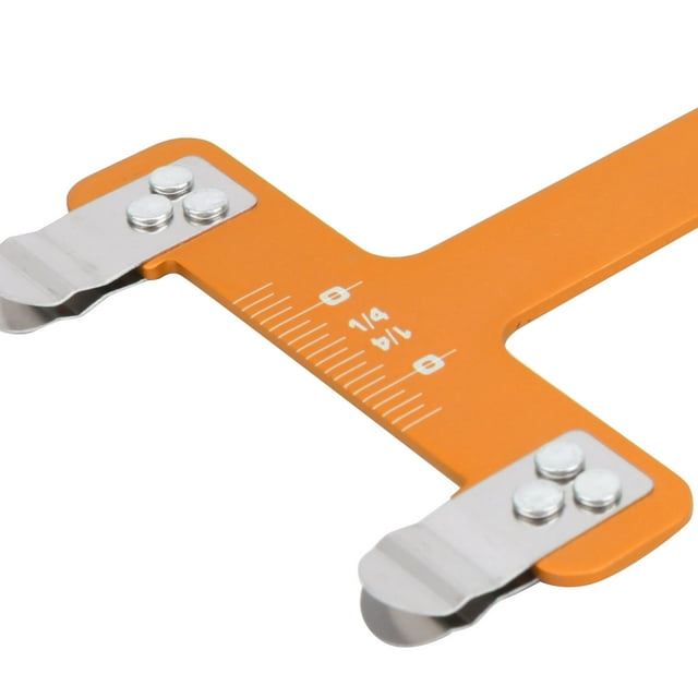 Règle de Mesure de Distance de Corde en Forme de T Réglable Outil de Mesure en Alliage d'Aluminium