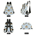 thumbnail image 4 of FORMRS Mini Backpack Purse for Women Travel Daypack Casual Shoulder Bag, Blueberry Pancake Pattern, 4 of 7