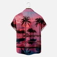 thumbnail image 4 of Lolmot Hawaiian Shirts for Men Casual Turndown Short Sleeve Pockets Blouses Summer Coconut Tree Printed Button Down Beach Tops, 4 of 5