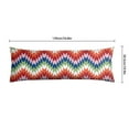 thumbnail image 6 of Boho Long Body Pillow Cover – Soft & Breathable Ethnic Fabric, Hidden Zipper, 20"x54", Stylish Abstract Tribal Print – Gift for Side Sleepers, Pregnancy, Home Decor, 6 of 7