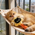 thumbnail image 3 of Money Flower Plush Catnip Toy with Rattle Bell, Interactive Cat Teaser for Self-Play, Boredom Relief Companion Toy, Soft Fabric Engagement Tool, Flower Pet Accessory., 3 of 4