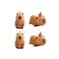 thumbnail image 5 of Lovely Capybara Figure Toy Stuffed Sleeping Doll Shower Gifts Capybara Washable Doll for Toddler Girlfriends, 5 of 11