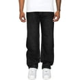 thumbnail image 2 of Victorious Men's Essential Baggy Wide Denim Jeans DL999 JETBLACK 28/32, 2 of 5