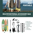 thumbnail image 6 of Samadally 11' Inflatable Stand Up Paddle Board for All Skill Levels Youth & Adults, 34'' Wide Stable Non-Slip Deck All-Around SUP Board with Adjustable Paddle & Removable fins (Light grain), 6 of 6
