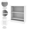 thumbnail image 6 of Bestar Versatile 36"W Low Small Engineered Wood Closet Organizer in White, 6 of 7