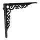 thumbnail image 4 of Soporte de estante, soporte de estante de metal para montaje en pared, de esquina, decorativo, de estantería para hogar, sala de estar, dormitorio, 4 of 9