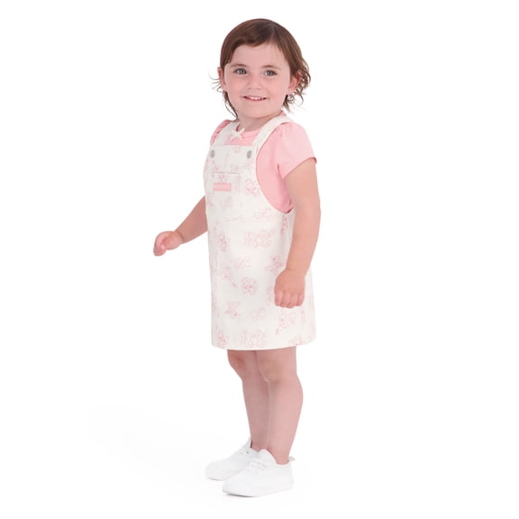 Stitch and Angel Baby Girl 2 Piece Jumper Set, Sizes 0-24 Months