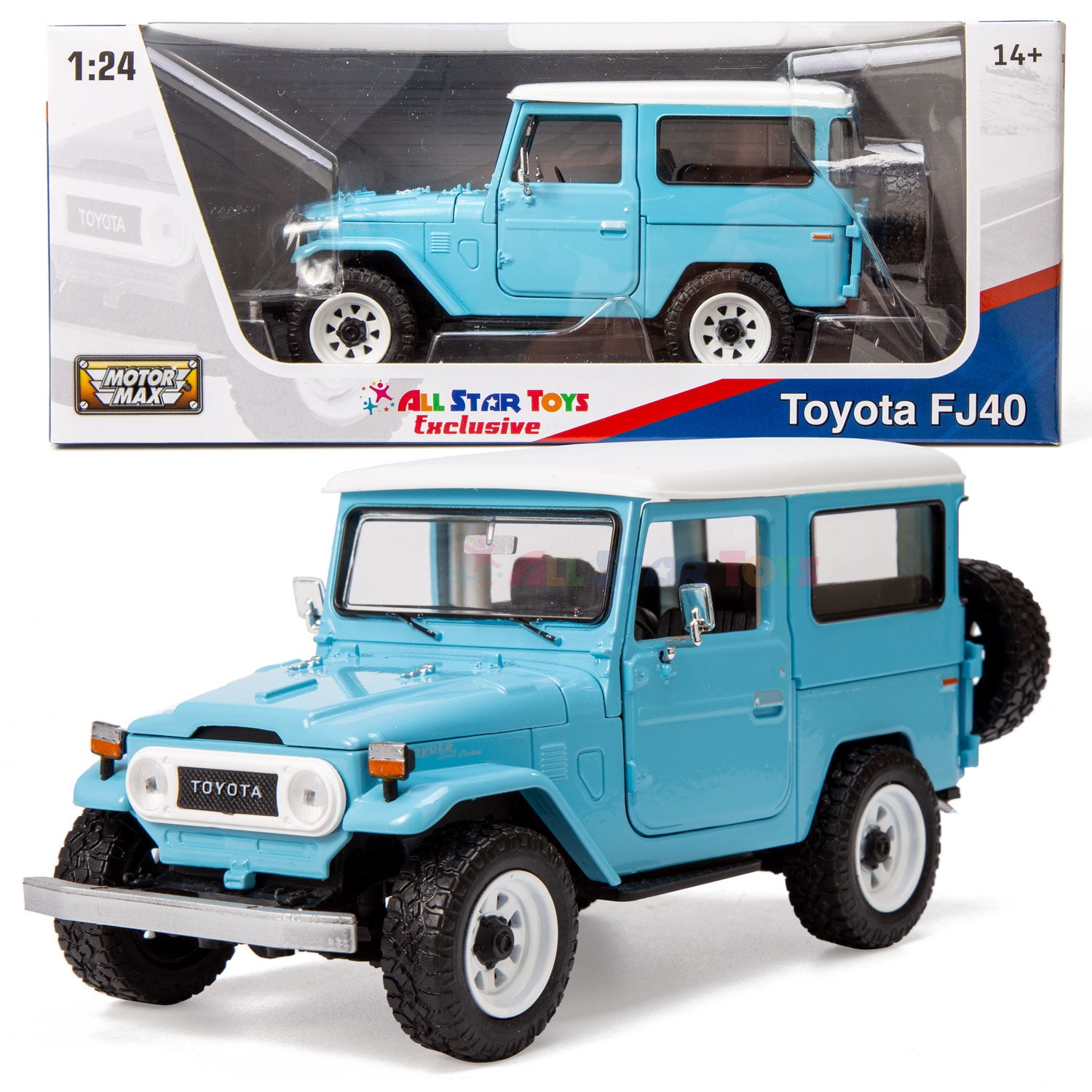 Amazon.com: Just Trucks 1:24 Toyota FJ Cruiser with Rack Die