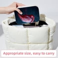 thumbnail image 6 of Flamingo Velvet Portable Earring Holder with Removable Compartment - Gift-Worthy Jewelry Stand and Travel Organizer with Necklace Holder, 6 of 7