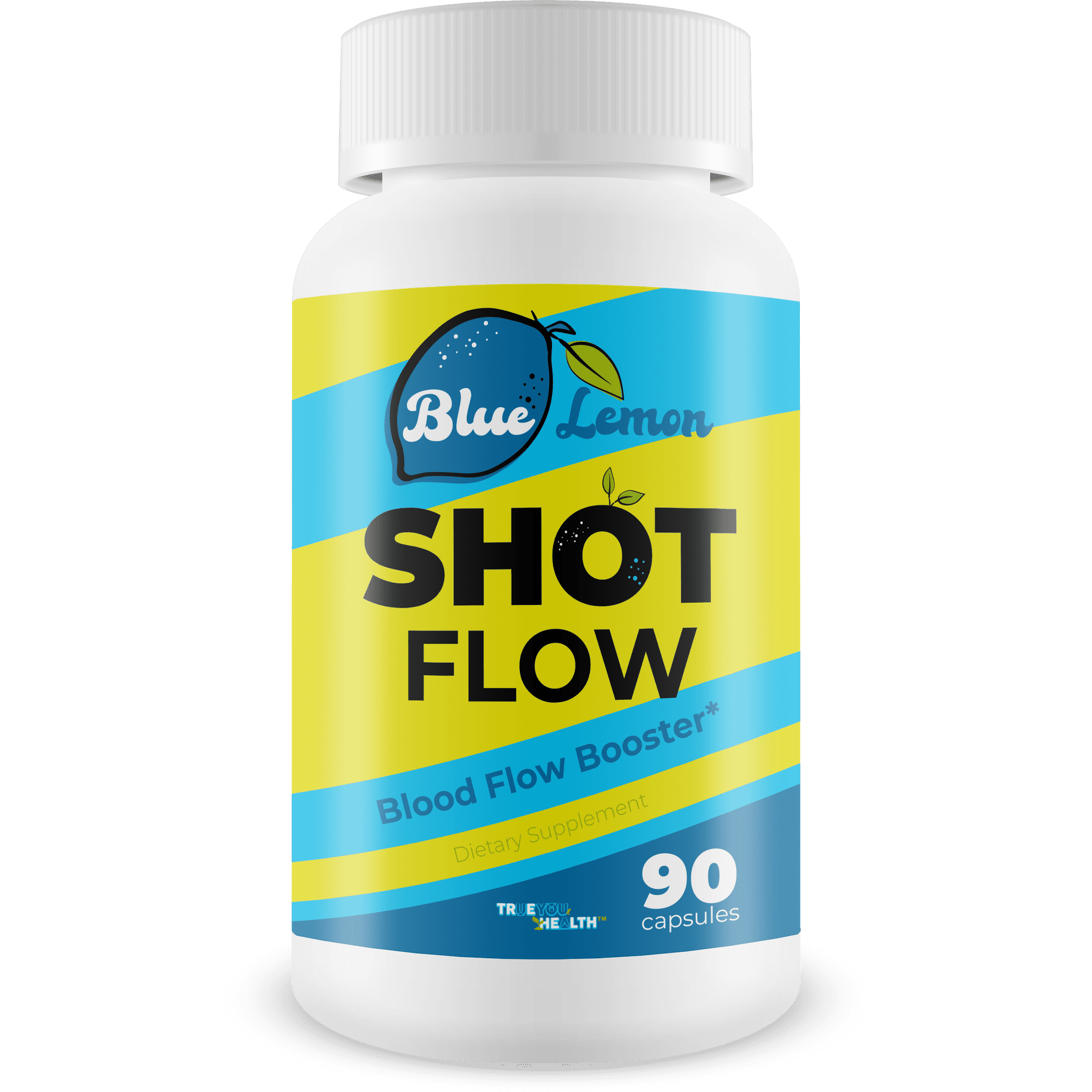 Blue Lemon Shot Flow - Our Best Circulation Blood Flow Booster Supplement - Circulatory Support Supplement - Blue Lemon Shot for Men Blooflow