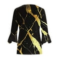 thumbnail image 4 of LOVZFMLL Cardigan pour Femmes Cardigan à Boutons Veste Imprimée Manches 3/4 Col Cardigan Imprimé Veste Cardigan Décontractée Veste Cardigan, 4 of 5