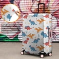 thumbnail image 4 of White Cartoon Dinosaurs Pterosaurs Pattern Luggage Cover Fashion Suitcase Cover Baggage Covers Fit 25-28 Inch Luggage (Go Travel), 4 of 5