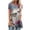 Z-Gray A, variant on IROINNID Summer Plus Size For Women Casual Printed Round-Neck Loose Short Pullover Sleeve Tops Blouse Spring Saving Sale