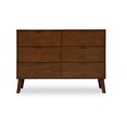 thumbnail image 5 of Riverbay Furniture Bristol 6-Drawers Wood Dresser with Bronze Hardware - Brown, 5 of 18