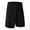 Black, variant on Leezo Men's GYM Shorts Training Running Sport Workout Casual Jogging Pants