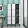 thumbnail image 6 of Fesbos Metal Locker with 5 Doors, Tall Steel Storage Lockers for Employees - 5 Tier Locker Storage Cabinets for School, Gym, Home, Office, Garage, 6 of 7