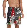 thumbnail image 2 of Pofeuu Traditional Scandinavian Dwarf Print Men's Soft Woven Elastic Waistband Sleep Pajama Short-Large, 2 of 6