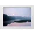 thumbnail image 3 of Alan Hausenflock 18x13 White Modern Wood Framed Wall Art Titled - Fog on the Mattaponi I, 3 of 5