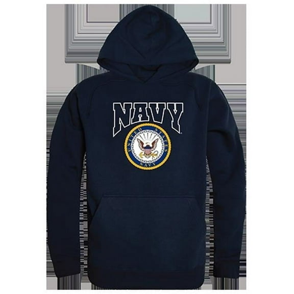 Rapid Dominance Navy Graphic Mens Pullover Hoodie [Navy Blue - S]