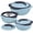 Blue, variant on Pinnacle Insulated Casserole Dish Set with Lid, 3-Piece Thermal Serving Bowls Sky Blue
