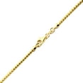 thumbnail image 4 of LoveBling 10K Yellow Gold Solid Diamond Cut Franco Chain Bracelet (2.2mm, 9"), 4 of 4