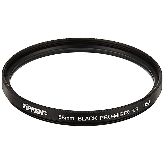 Filtro Tiffen Black Pro-Mist 1/8 58 mm para retratos, fotos/vídeos