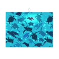 thumbnail image 1 of Fotbe World Turtle Day Alfombrilla de Secado para Cocina con Estampado, 18x24 Pulgadas, 1 of 7