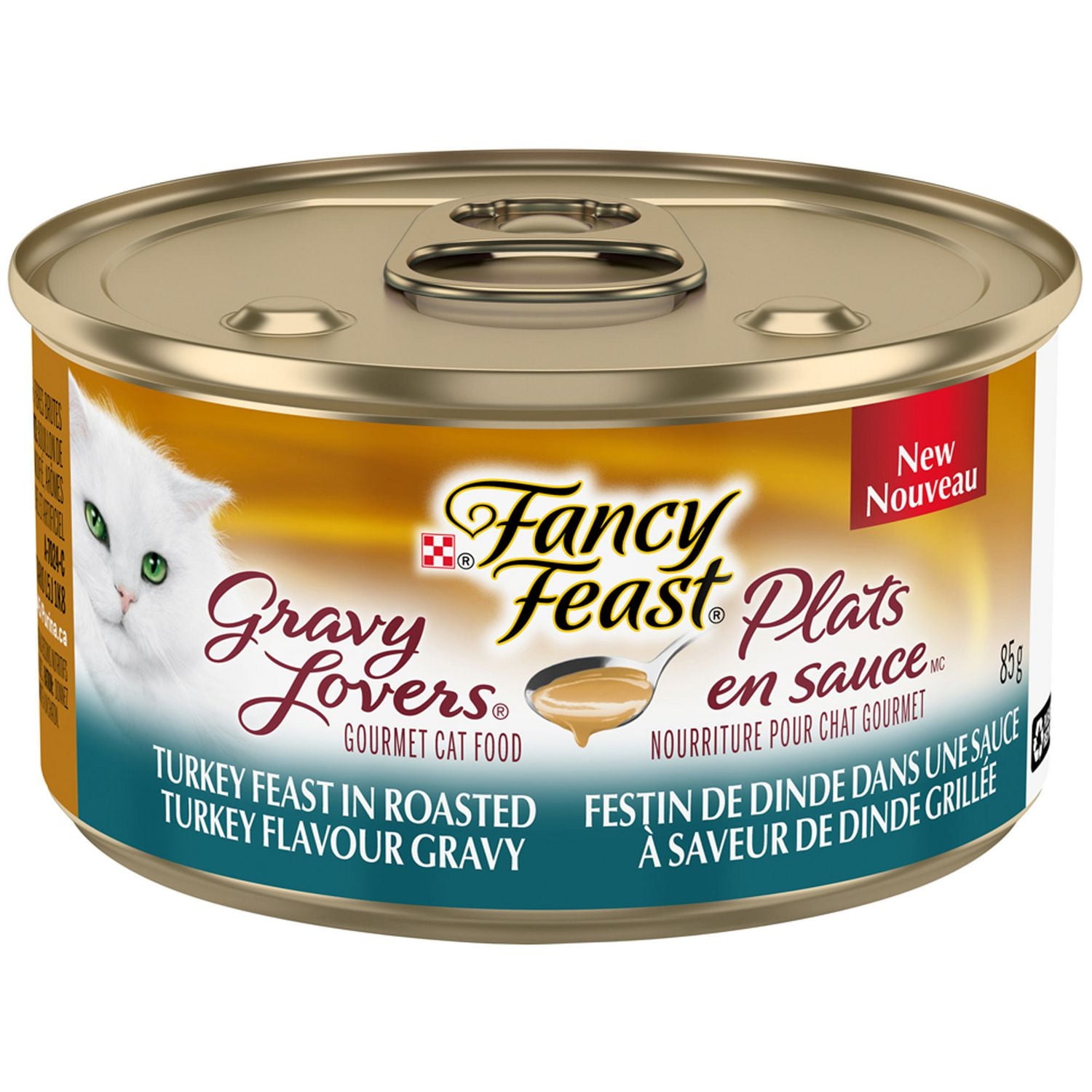 Fancy Feast Gravy Lovers Turkey Feast, Wet Cat Food 85g