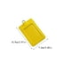 thumbnail image 2 of Inteprter 10 piezas de portatarjetas de identificación, suministros de oficina de negocios, funda protectora informal de colores, funda para tarjetas de Carpetas de archivos Vertical/Amarillo, 2 of 6