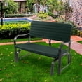 thumbnail image 3 of Costway Outdoor Patio Swing Porch Rocker Glider Bench Loveseat Garden Seat Steel, 3 of 10