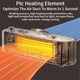 thumbnail image 3 of Small Space Heater,Energy-Efficient Indoor Electric Heater White (), 3 of 5