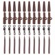 thumbnail image 5 of Mangas 4 juegos de mangas anti enredo 40pcs Terminal Carp Carp Tackle de seguridad Clips de seguridad con clavijas Tail Tubos de goma Cambio rápido giratorio Maboto Mangas, 5 of 7