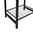 thumbnail image 5 of End Tables, Side Tables with Storage Shelf, Industrial Side Table Nightstand with Durable Metal Frame Coffee Table with Mesh Shelves for Living Room, 5 of 6