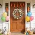 thumbnail image 6 of Easter Egg Wreath - 20in Spring Themed Decorative Wreath with Berries Leaves, Durable Reusable Wreath for Front Door Wall Home & Easter Decor Celebrations, Easy Hang, 1pc, 6 of 6