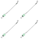 thumbnail image 1 of Alarma Pesca Carpa Wiggler Bobinas Acero Inoxidable Perchas Aparejos () Verde, 1 of 9