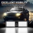 thumbnail image 3 of Nilight White 48Led Visor Strobe Lights Interior Windshield Emergency Warning Lights Super Bright Led Strobe Lights for Trucks, 3 of 7