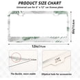thumbnail image 3 of GZHJMY Sage Green Palm Leaves License Plate Frames 2PCS Car License Plate Holder with Screw Parts Cover Set Automotive Car Accessories Decor for Universal US Vehicles, 3 of 7