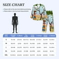 thumbnail image 6 of Bingfone Men'S Pajama Set 2 Piece Loungewear Pjs, Long Sleeve With Pajama Pants-African Women In Mountain Landscape, 6 of 9