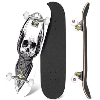 ReDo Skateboard Co. Shorty Cruiser Palm Checkers Skateboard