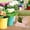 Blue, variant on Desktop Decor,Creative Fleshy Flower Pot Set Combination Personality Cute Little Pig Cartoon Meat Size Caliber Flower Pot
