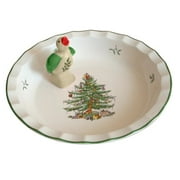 Spode Christmas Tree Pie Dish with Pie Bird