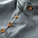 thumbnail image 4 of pstuiky Camisas casuales de manga larga para hombre, Camisa deportiva de manga corta con solapa y cremallera a rayas para hombre Tops de talla grande para hombre xxxl, 4 of 5