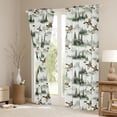 thumbnail image 3 of Homewish Wildlife Duck Teen Blackout Curtains Set of 2 (52x84 Each), Jungle Pine Tree Window Curtains, Rustic Farmhouse Theme Curtains and Drapes, Window Curtains Bedroom Decor, 3 of 6