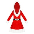 thumbnail image 2 of Traje de Miss Zulema Navidad Moda Capucha y Cinturón XXL Rojo, 2 of 8