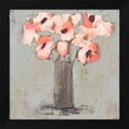 thumbnail image 2 of Victoria Borges 12x12 Black Modern Wood Framed Wall Art Titled - Pale Rustic Bouquet I, 2 of 6