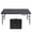 Black, variant on QinaQin Adjustable Height Outdoor Folding Suitcase Table with Metal Legs. Lightweight Folding Table Suitable for Camping, Patios, Beaches and Other Occasions