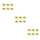 thumbnail image 4 of Flores artificiales de PVC Cateissary 6 piezas decorativas reutilizables, 4 of 6