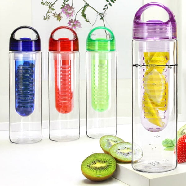 Childrens Kids Junior School Water Bottle with fruit Infuser Leak proof Bottle